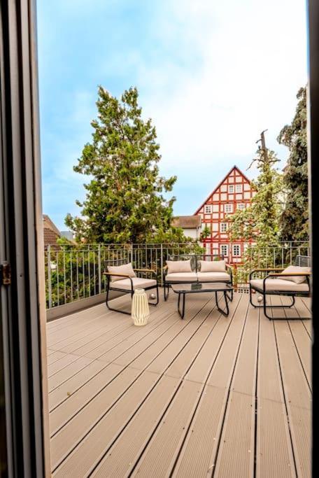 Himmlische Altstadt-Maisonette Marburg Exterior foto